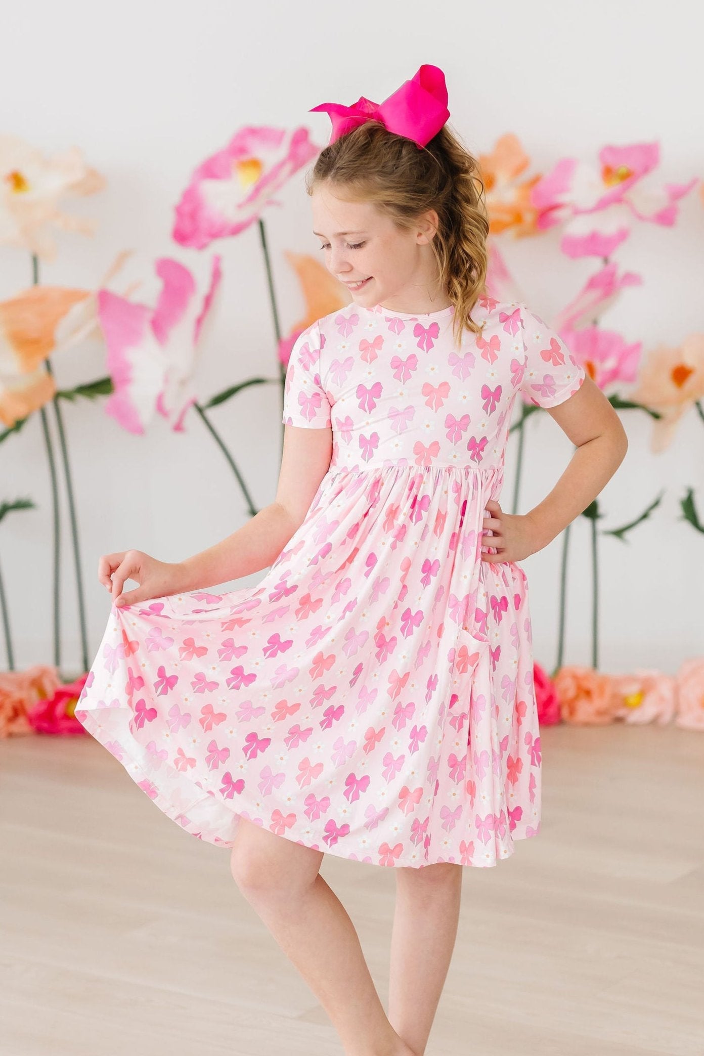 Bow Beauty S/S Pocket Twirl Dress Secondary image