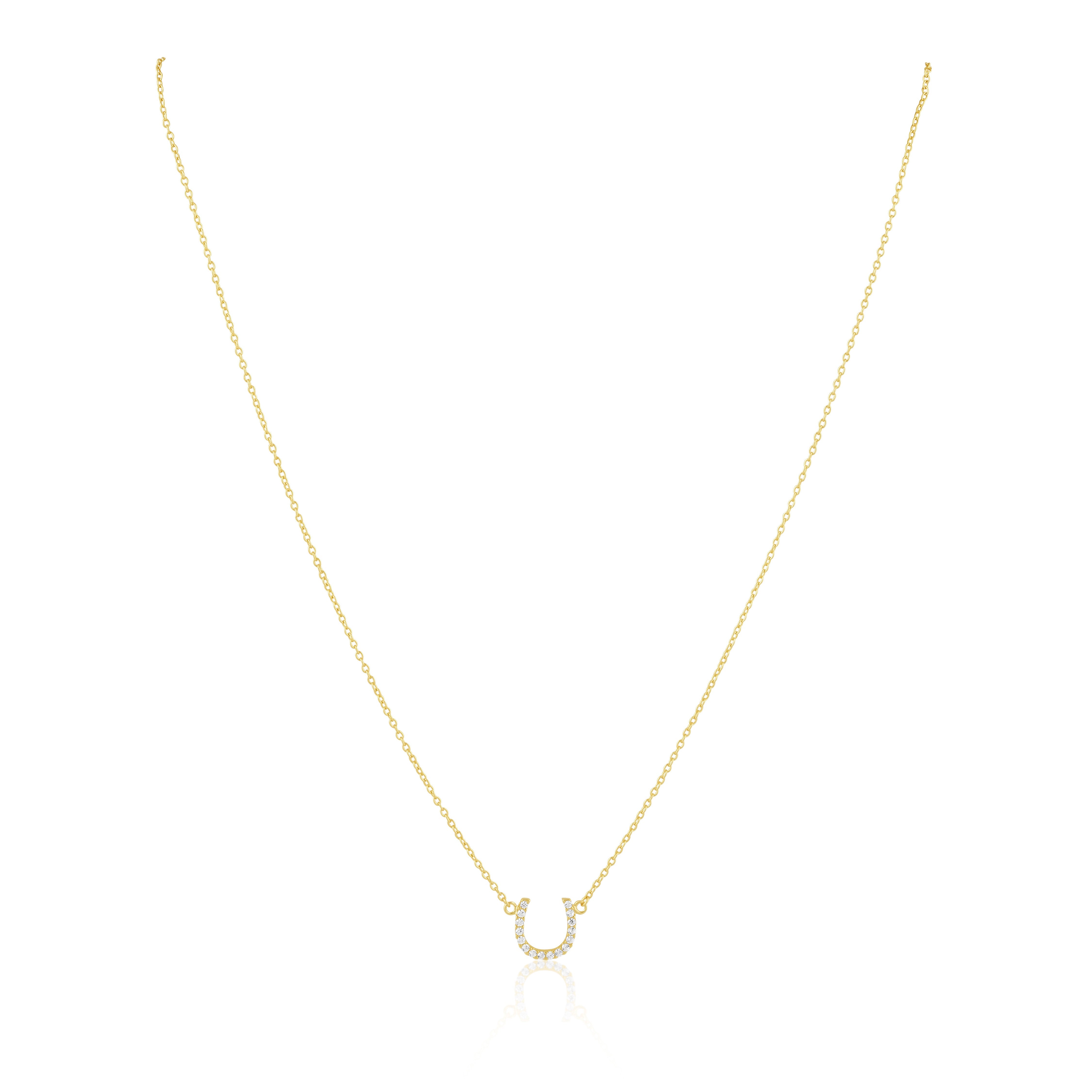 Bridgette Mini Horseshoe Necklace Main image