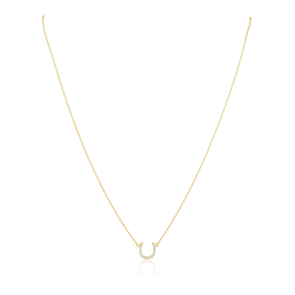 Bridgette Mini Horseshoe Necklace