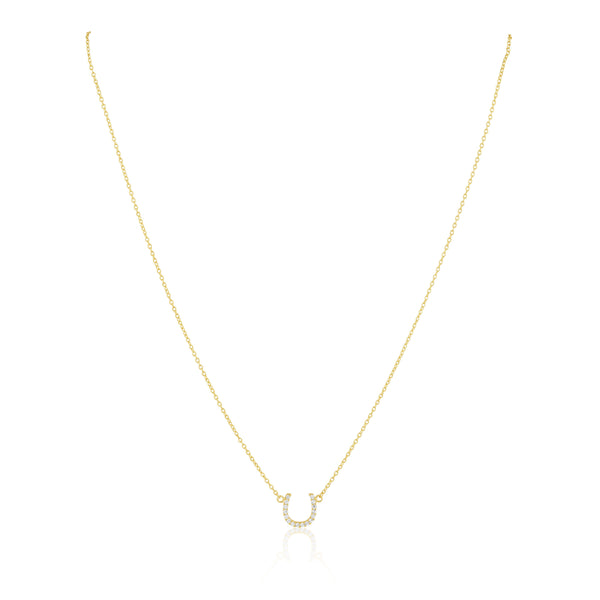 Bridgette Mini Horseshoe Necklace