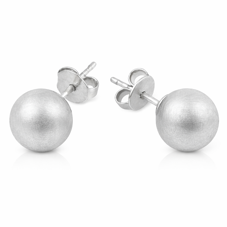 Brushed Allie Bead Stud Secondary image
