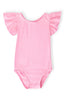 Bubblegum Pink S/S Flutter Sleeve Leotard