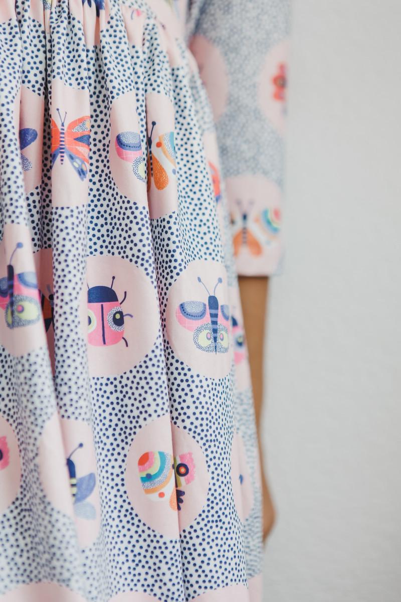 Butterfly Effect 3/4 Sleeve Pocket Twirl Dress Secondary image