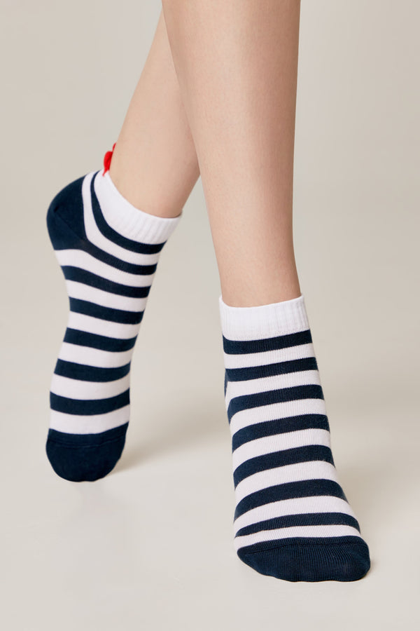 Cotton Ankle Socks Conte Active - Stripes 223