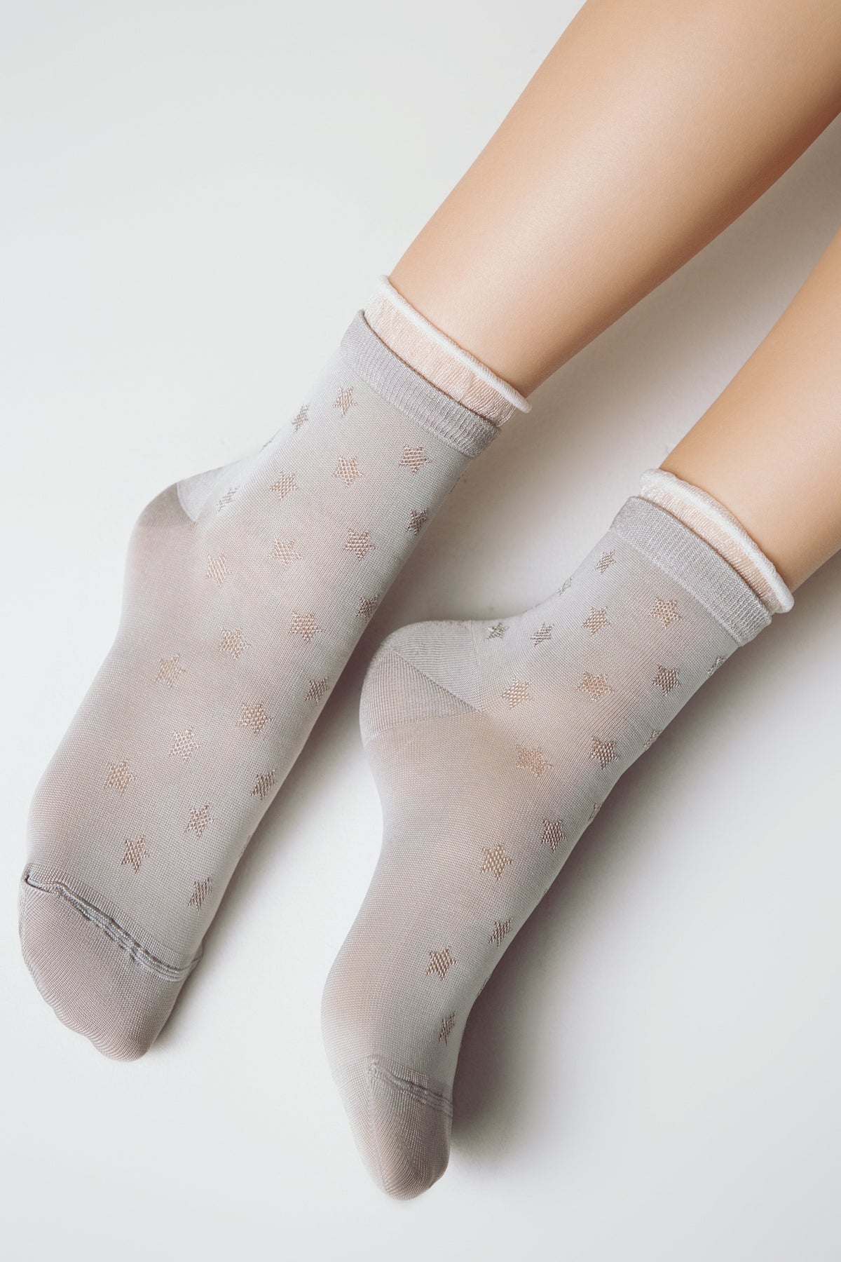 Conte Socks Classic - 491 Decorative Transparent Mesh Main image