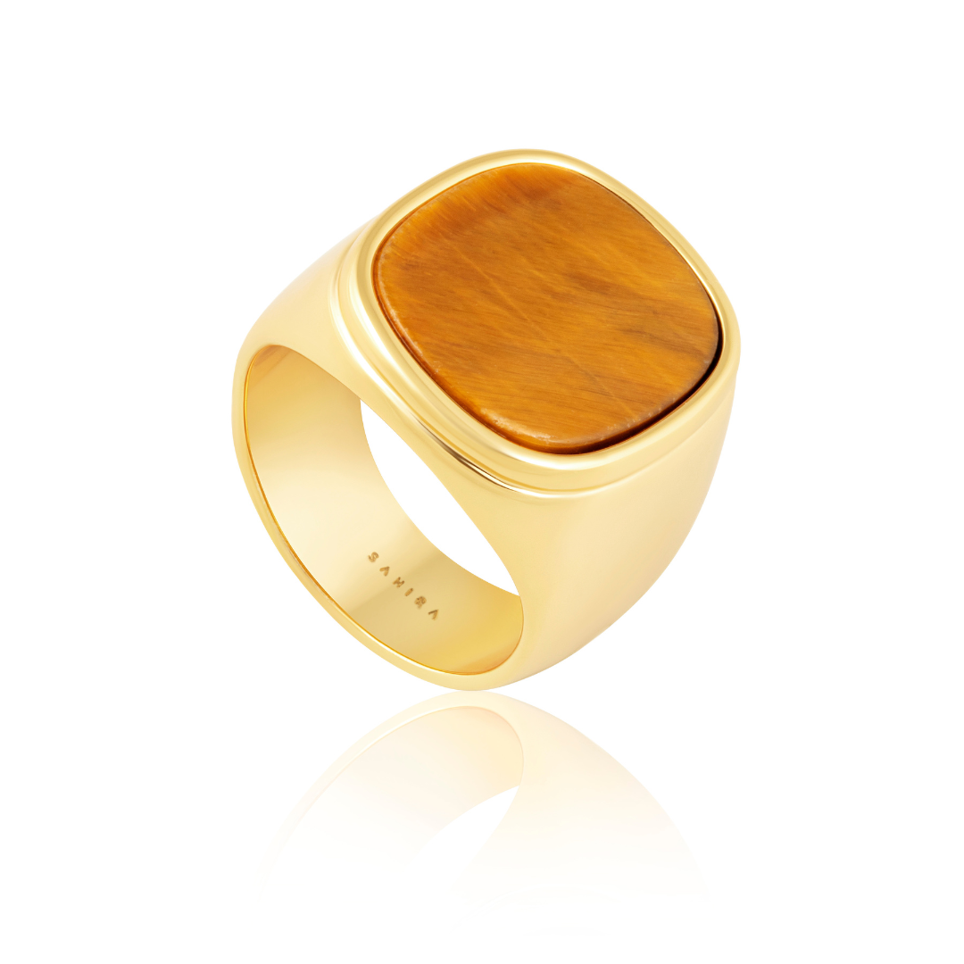 Tiger Eye Statement Ring Main image