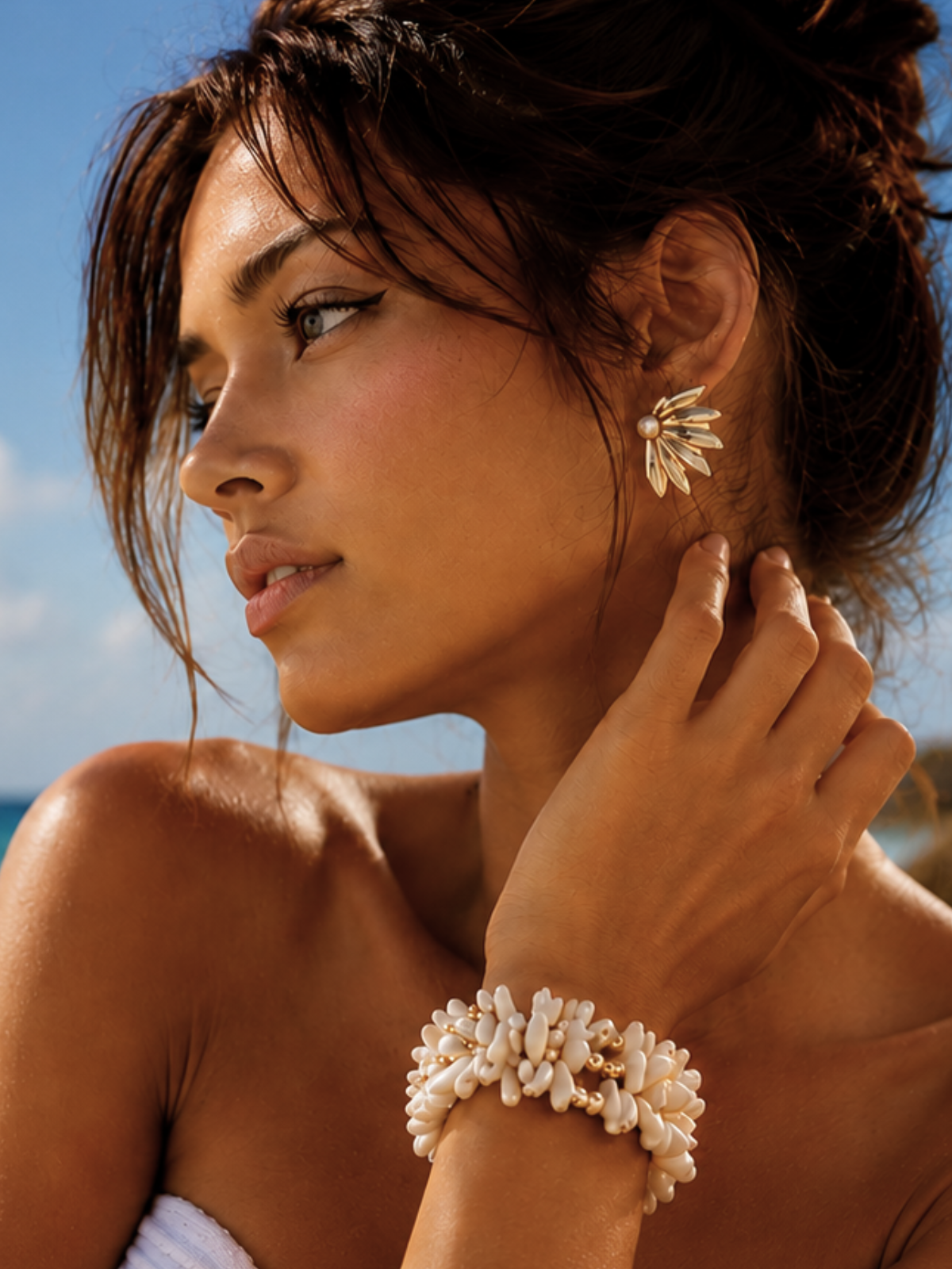 Natalie Pearl Earring Secondary image