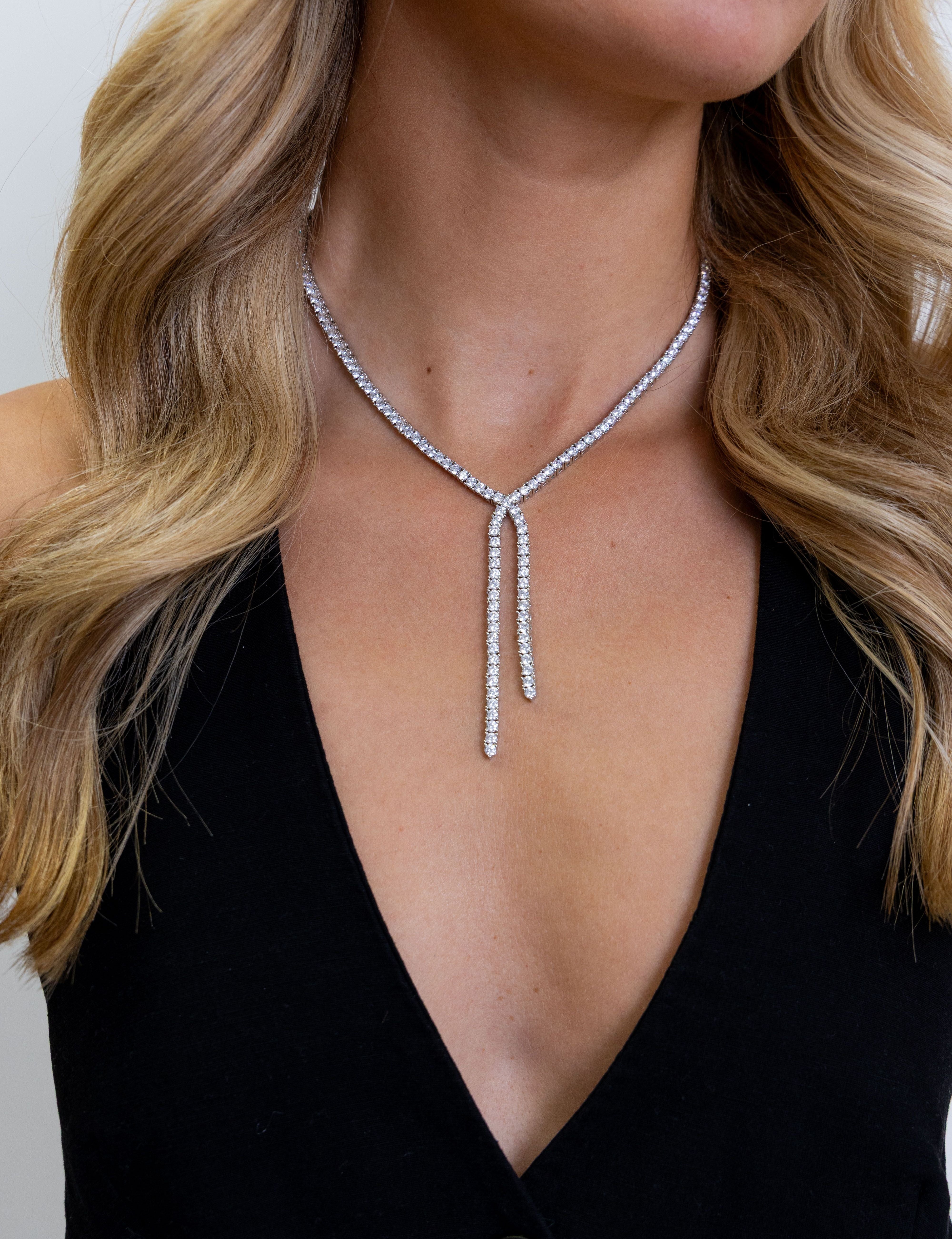 Tennis Bolo Necklace Secondary image