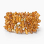 Amber Coral Wrap Bracelet
