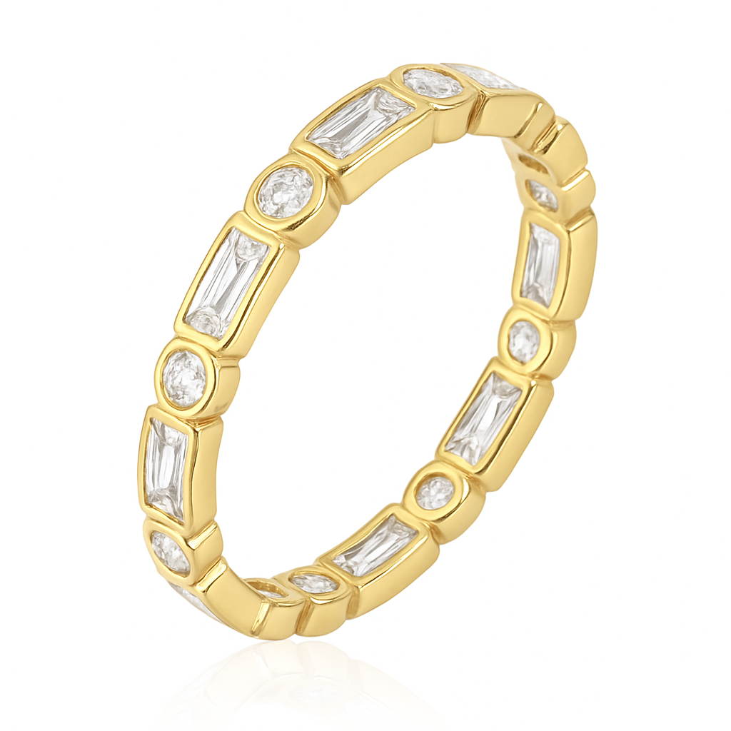 Aimee CZ Bezel Ring Main image