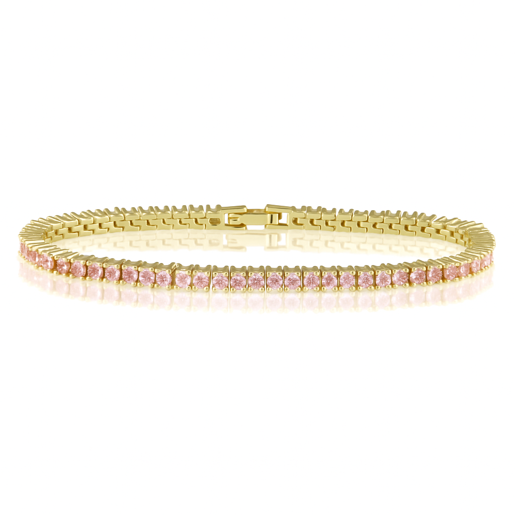 Karla Tennis Bracelet - Light Pink Main image