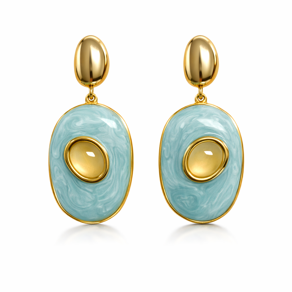 Glenda Light Blue Drop Earring Main image