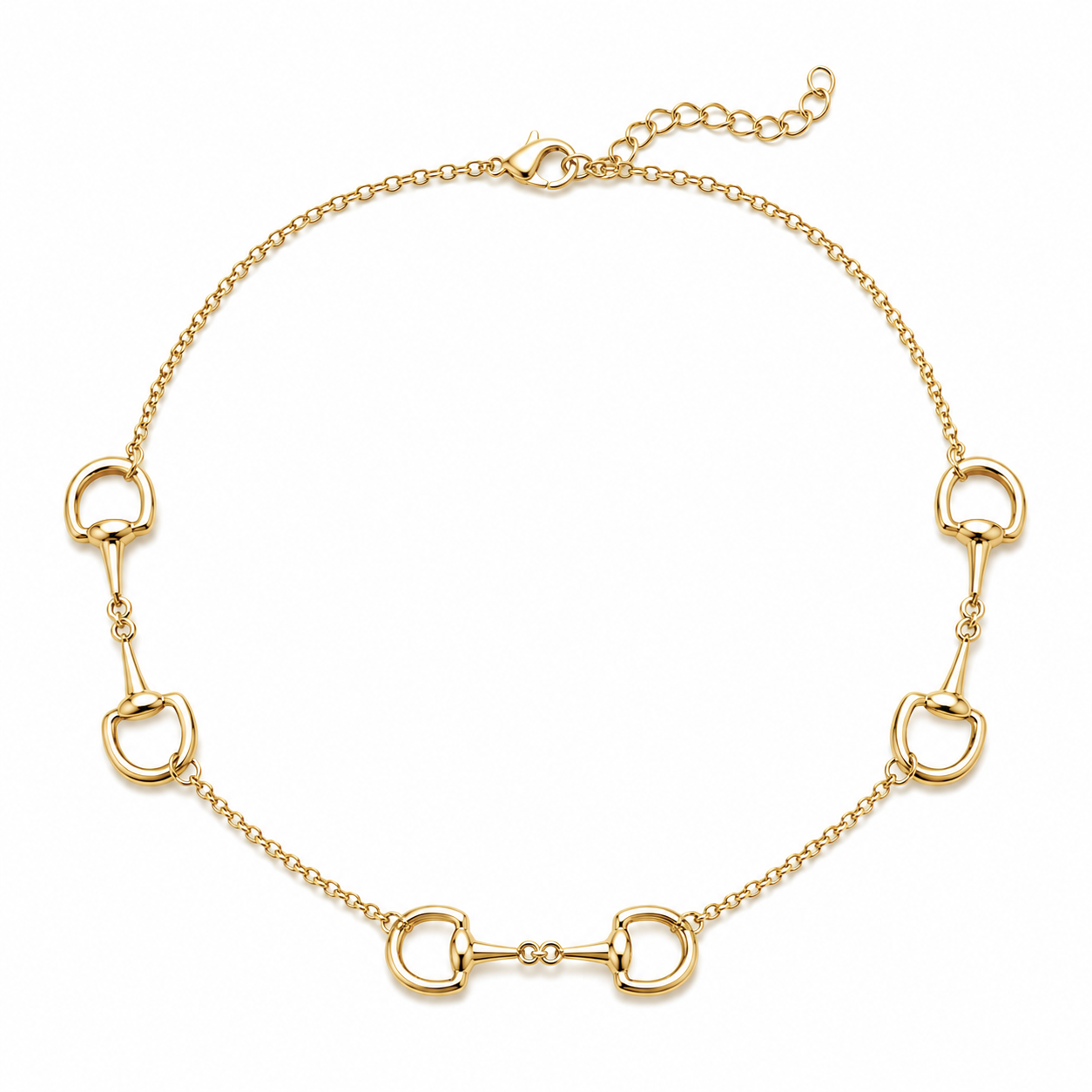 Polo Link Horse Bit Necklace Main image