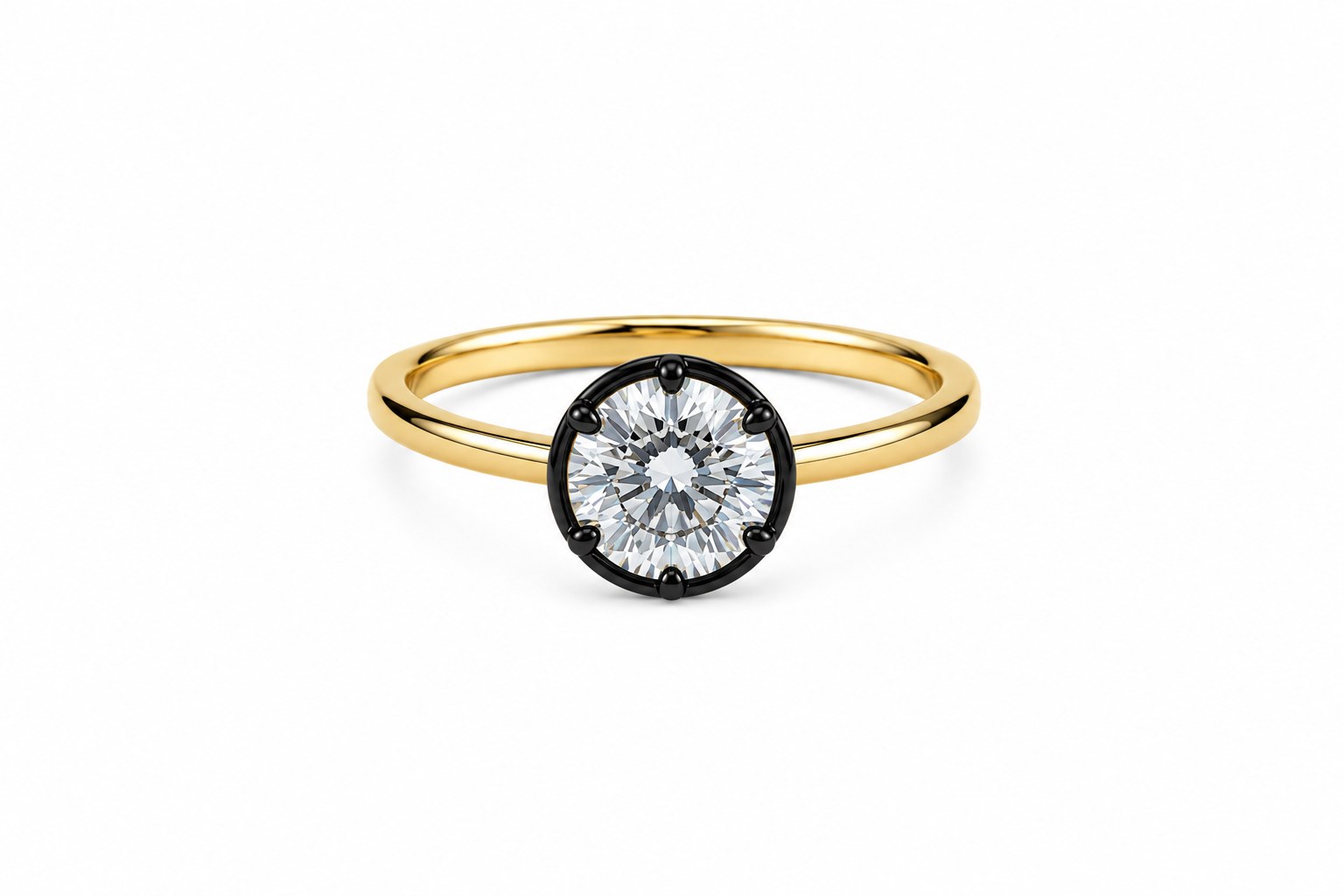 Georgian Bezel Round Cut Ring Main image