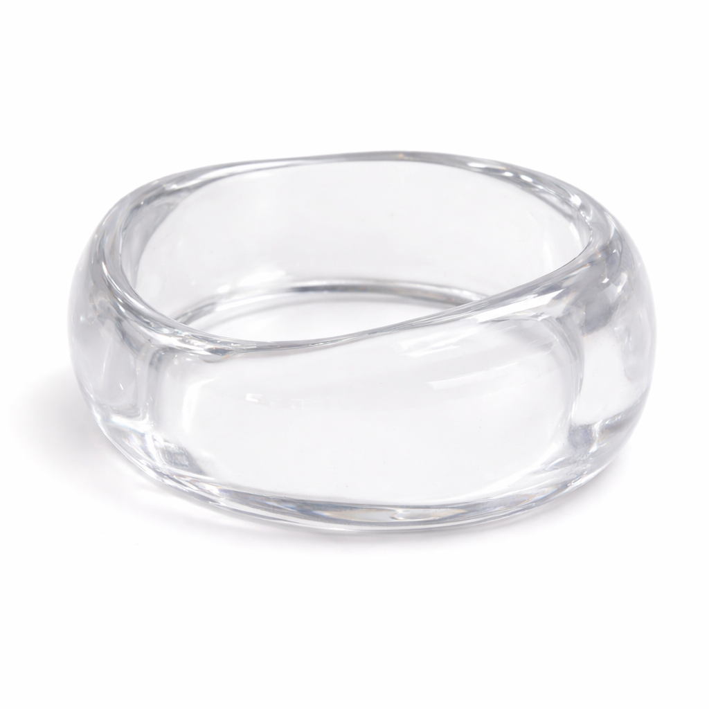 Jessie Clear Acrylic Bangle Main image