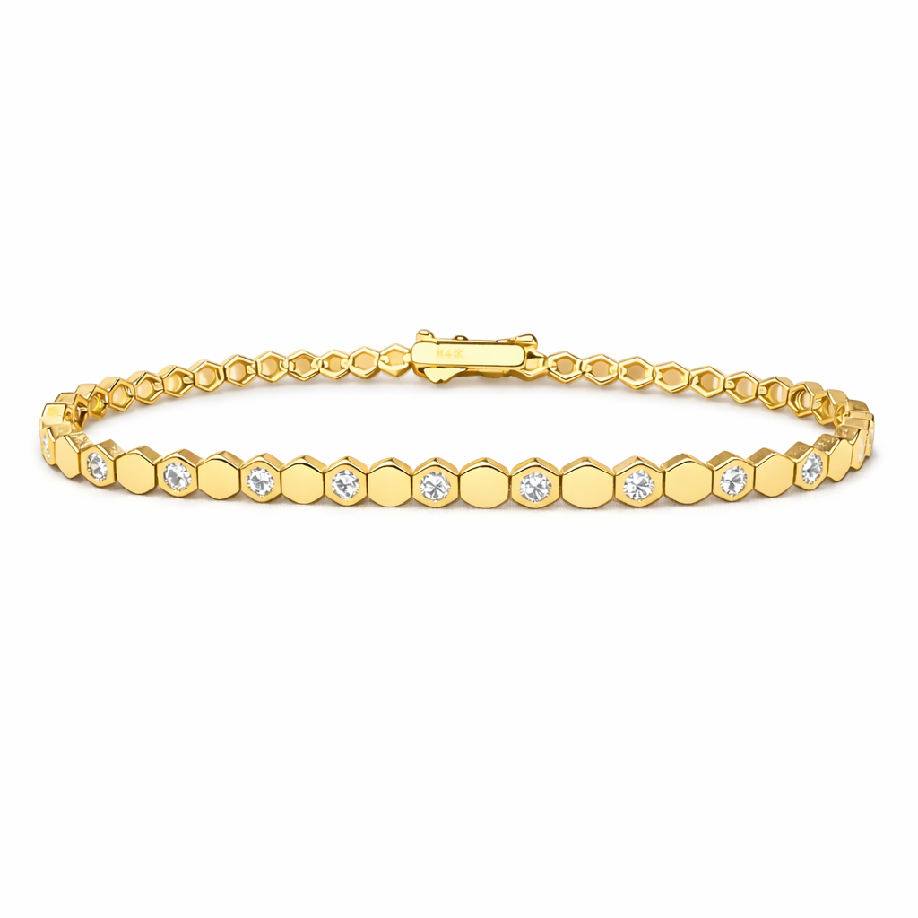 Honeycomb Tennis Bracelet Main image