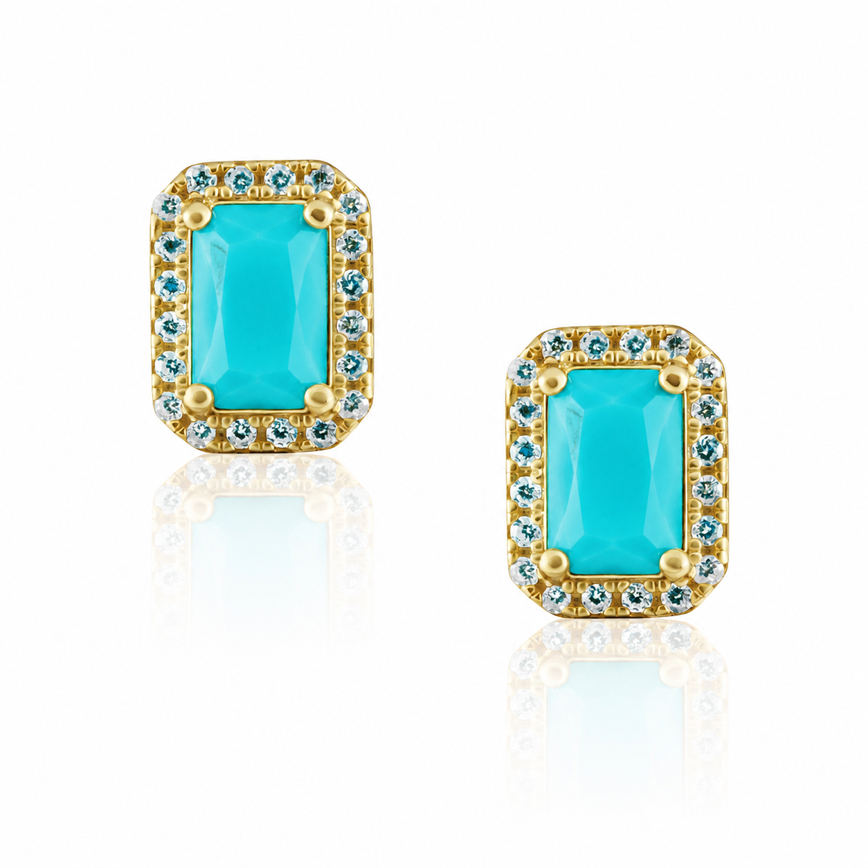 Nora Turquoise Studs Main image