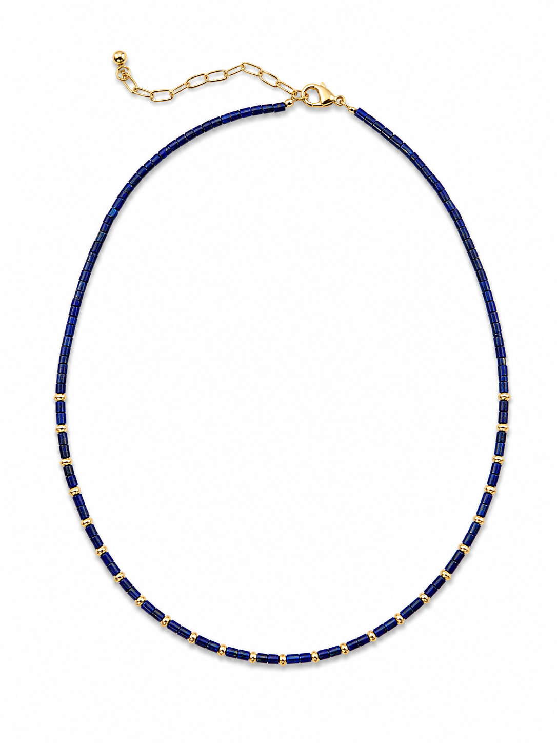 Paloma Lapis Lazuli Beaded Necklace Main image