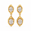 Coralie Bezel Drop Earring