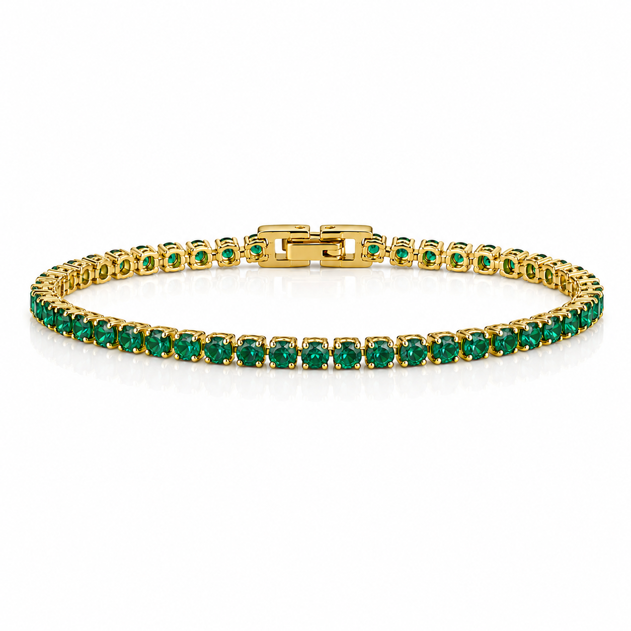 Riley Emerald Tennis Bracelet Main image