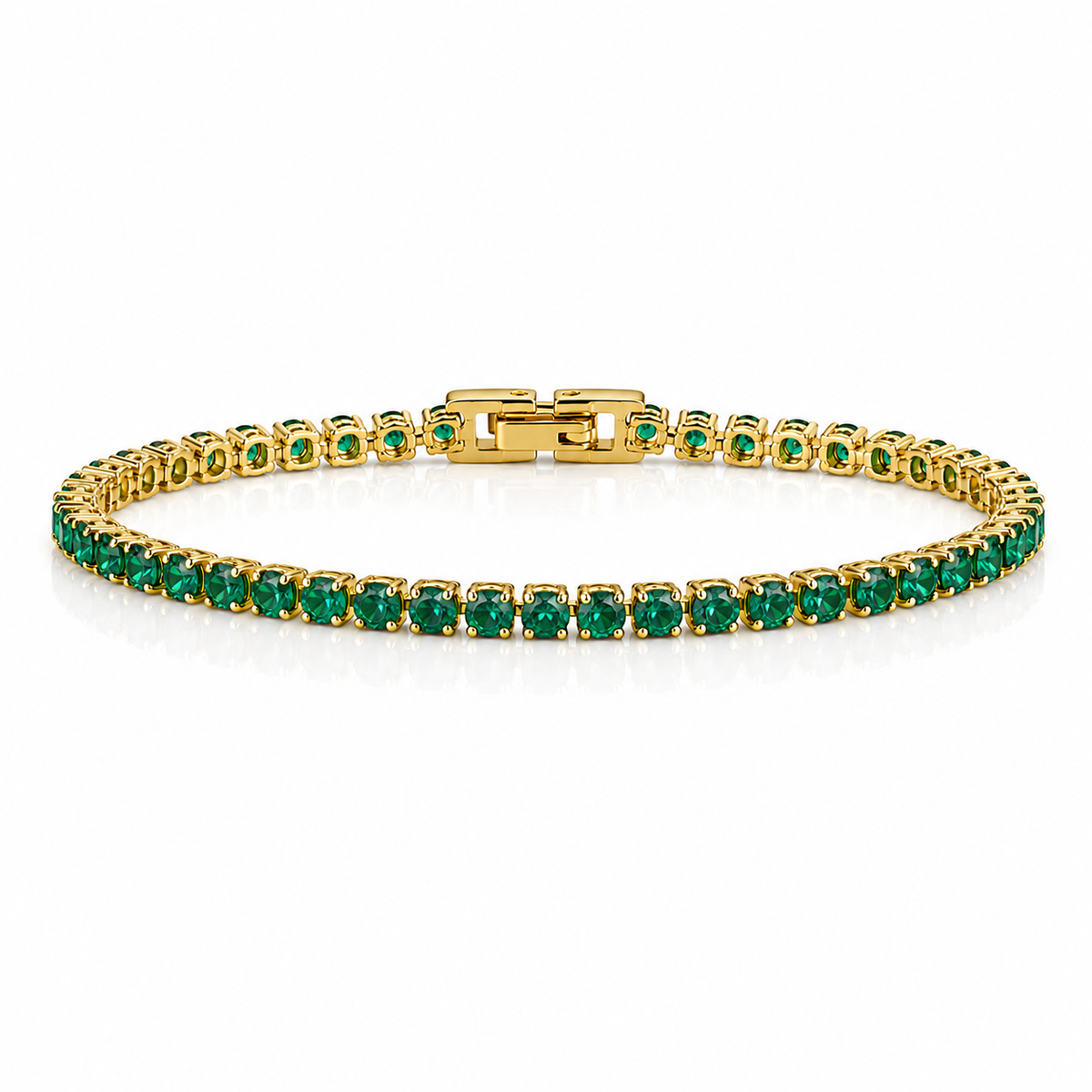 Riley Emerald Tennis Bracelet