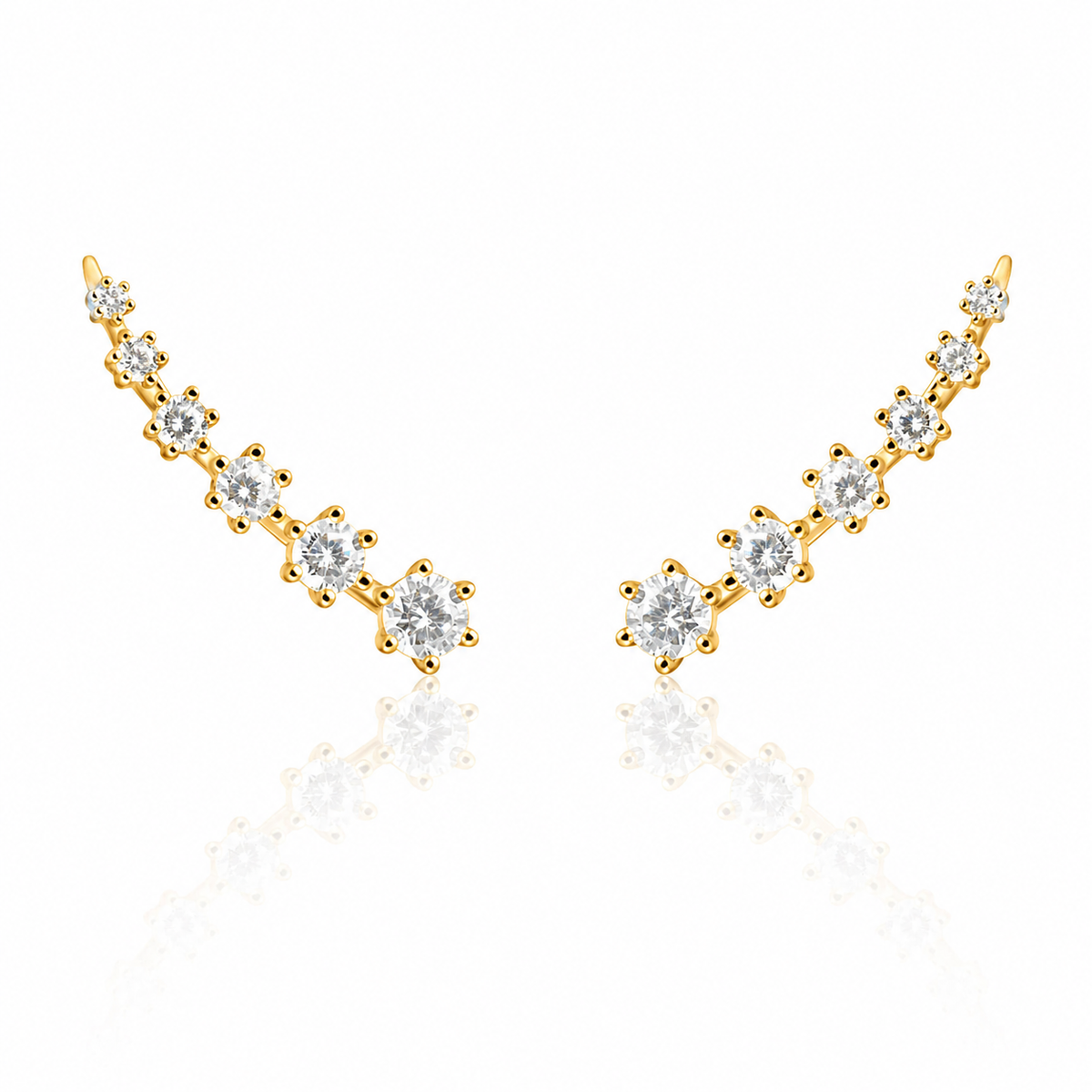 Celina CZ Bar Earring