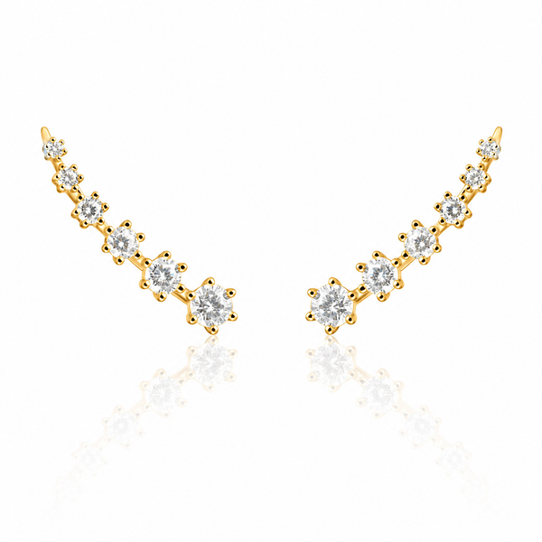 Celina CZ Bar Earring