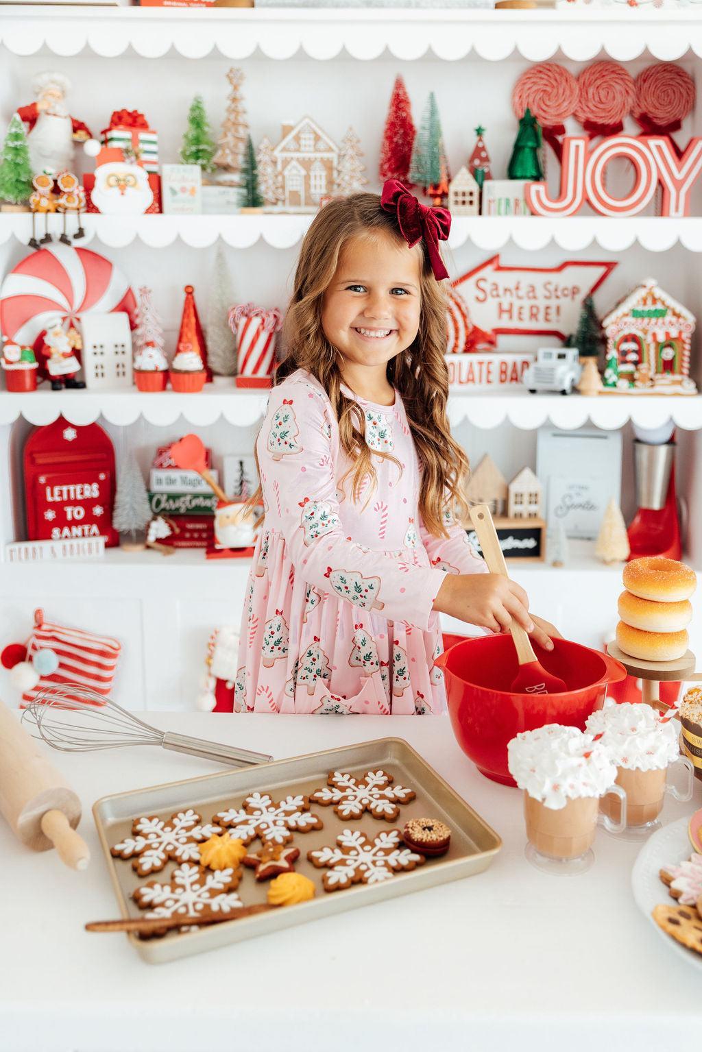 Christmas Cookies L/S Pocket Twirl Dress Secondary image