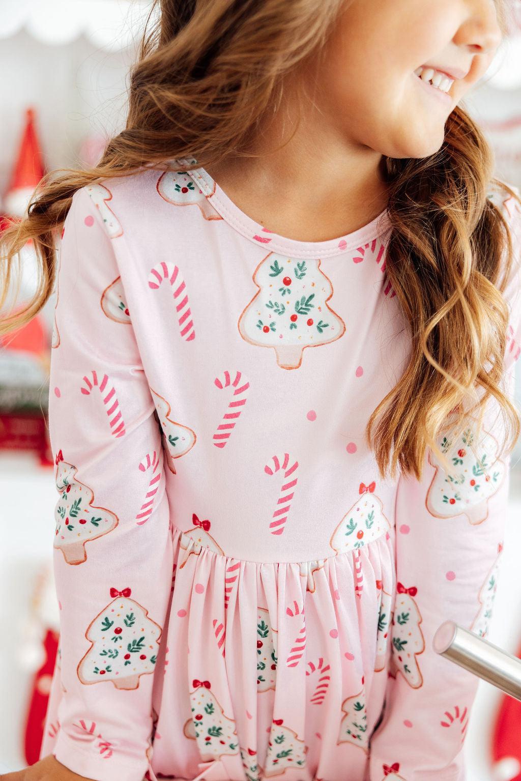 Christmas Cookies L/S Pocket Twirl Dress Main image