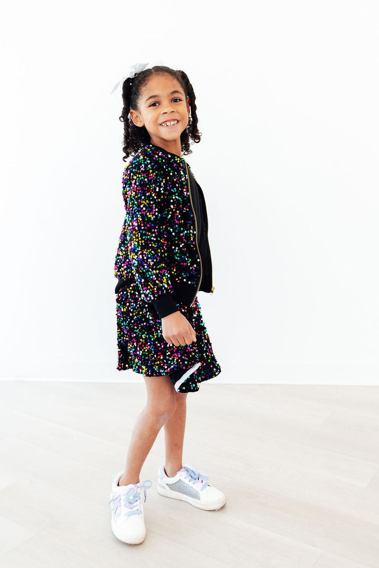 Confetti Velvet Sequin Jacket Secondary image