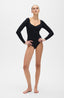Iconic Lymphatic Long Sleeve Bodysuit - Brief