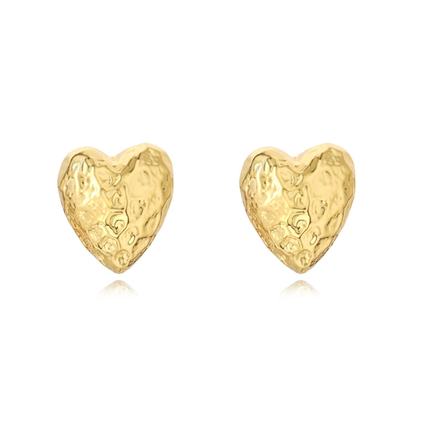 Corinne Heart Studs