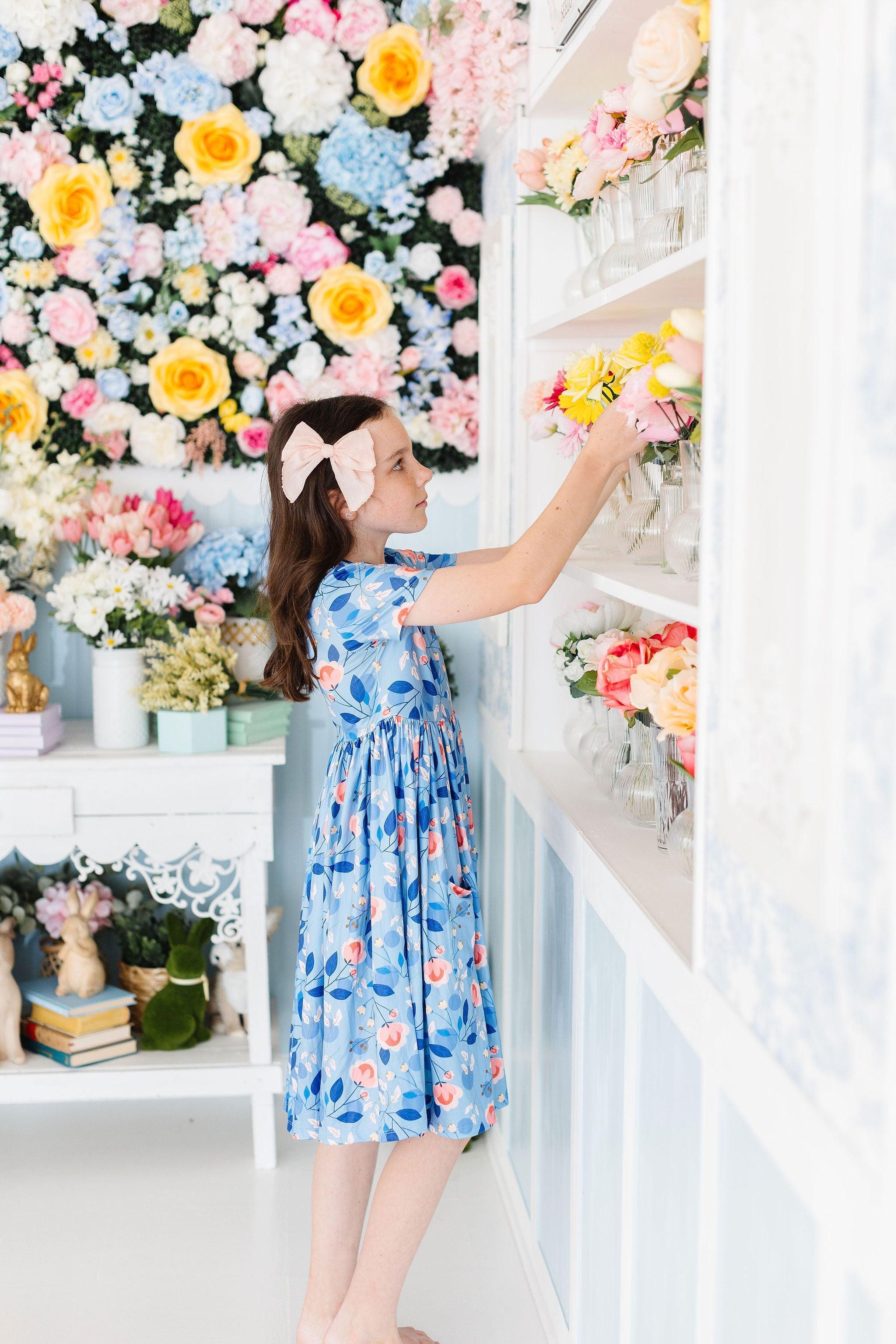 Country Blooms S/S Pocket Twirl Dress Secondary image
