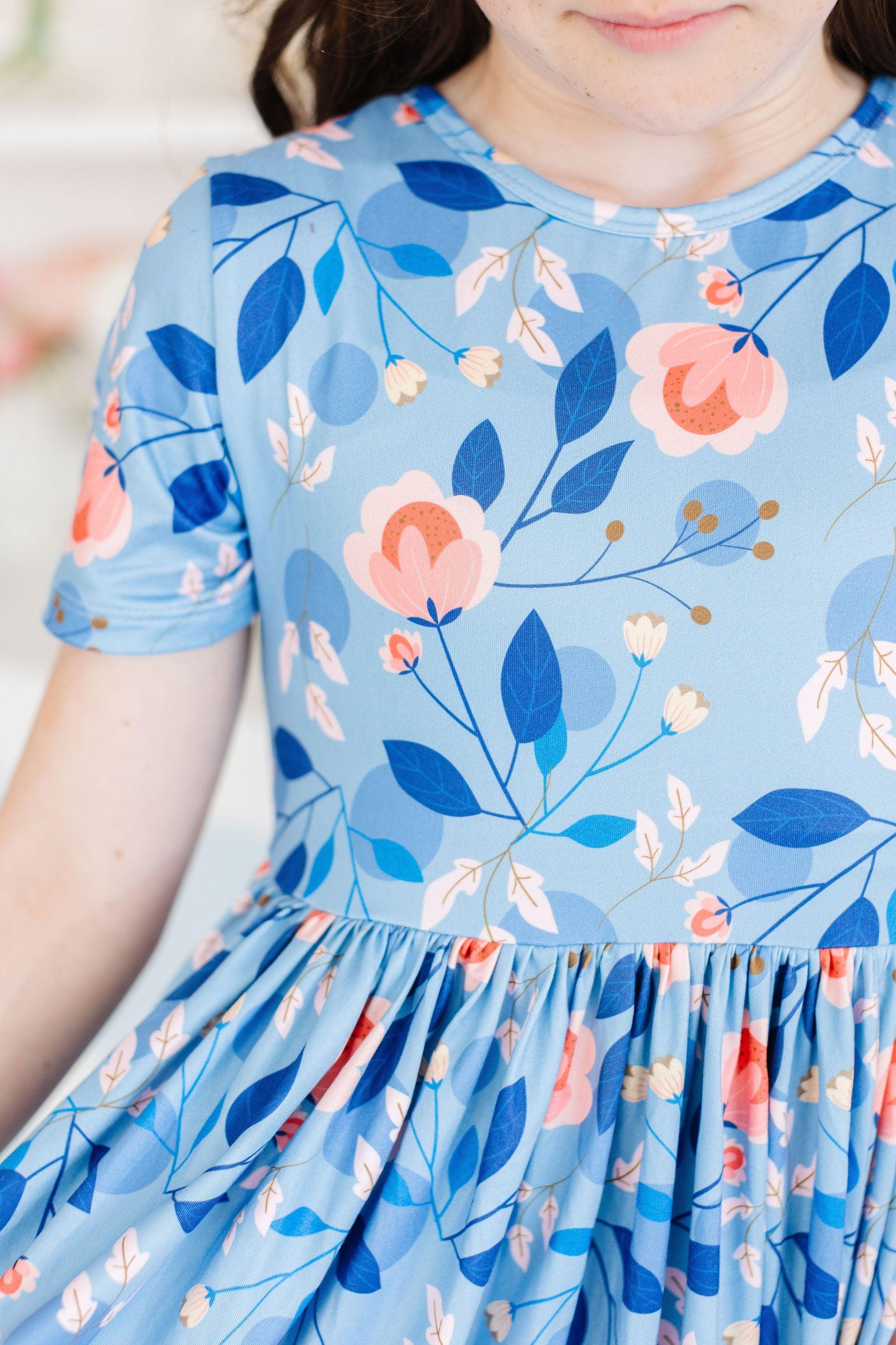 Country Blooms S/S Pocket Twirl Dress Main image