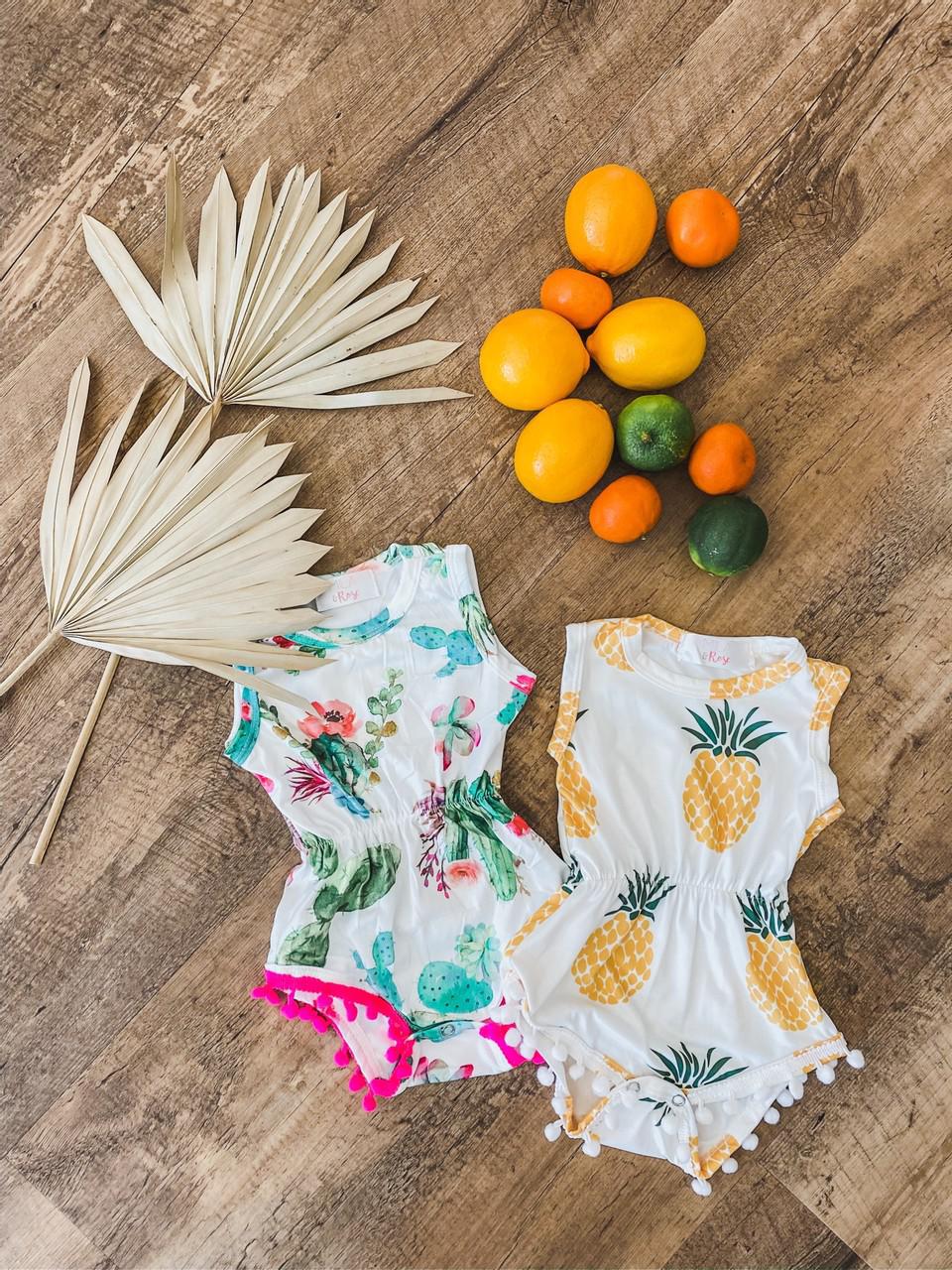 Cute Cactus Pom Pom Romper Secondary image