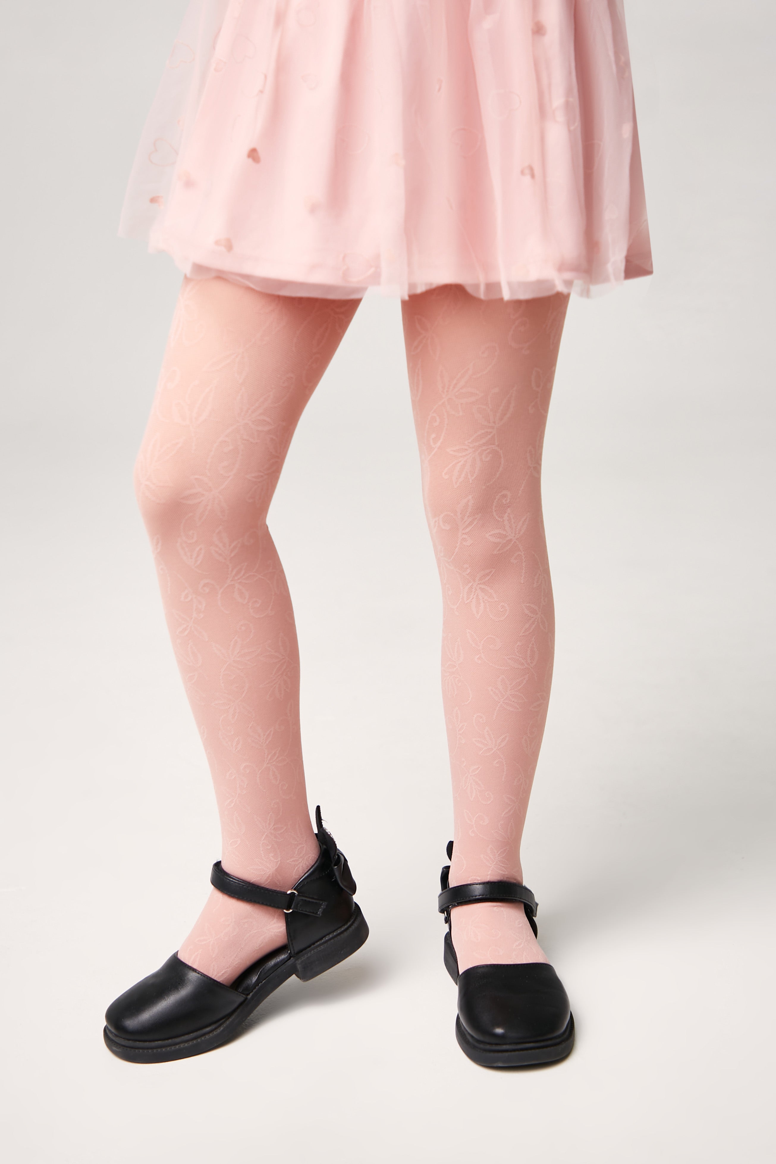 Conte Tights for girls Ketty 40 Den - Floral Pattern Main image
