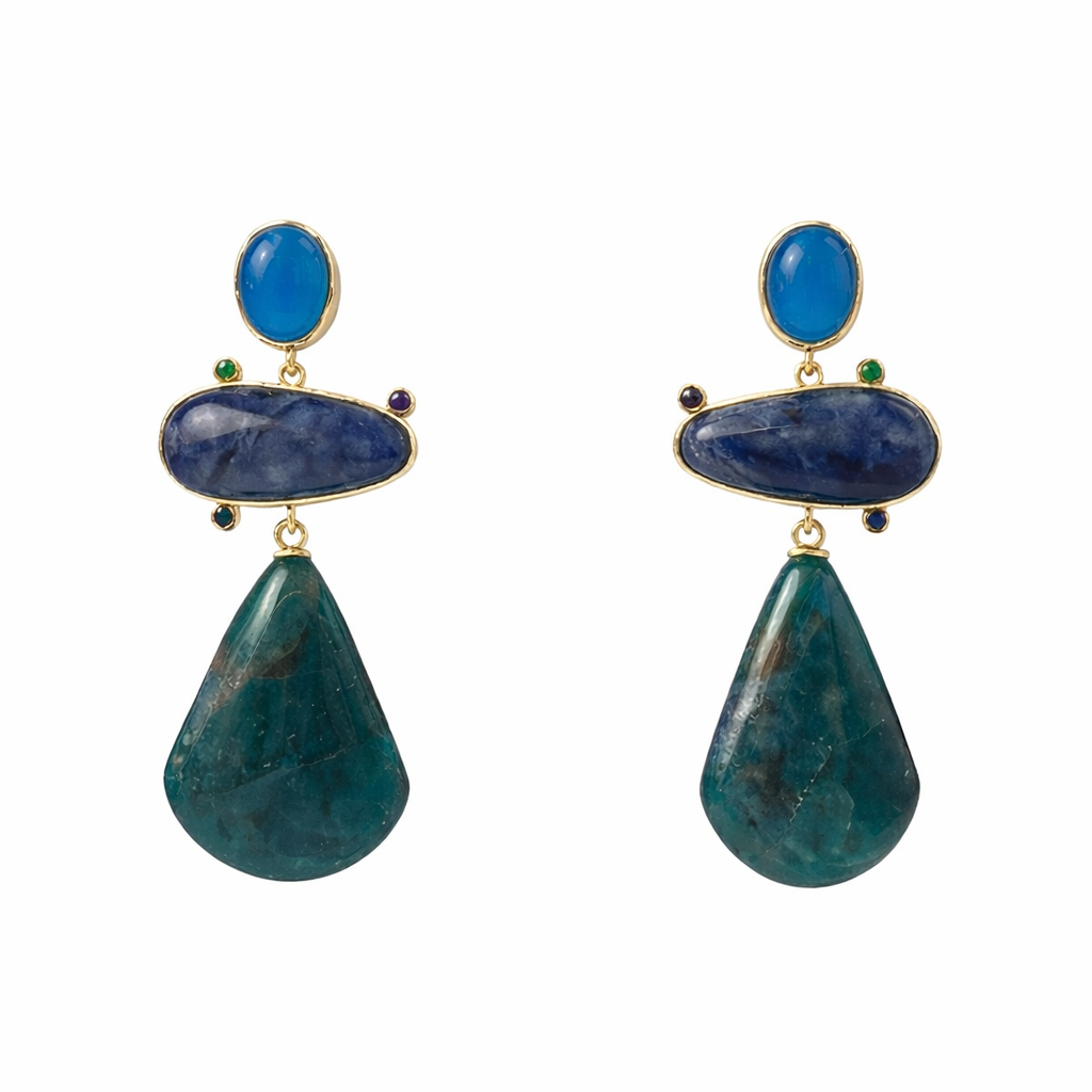 Blue Quartz Drop Earring Main image