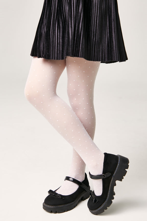 Conte Tights for girls Dotsy 30 Den - Reinforced Panty-Shorts Torso