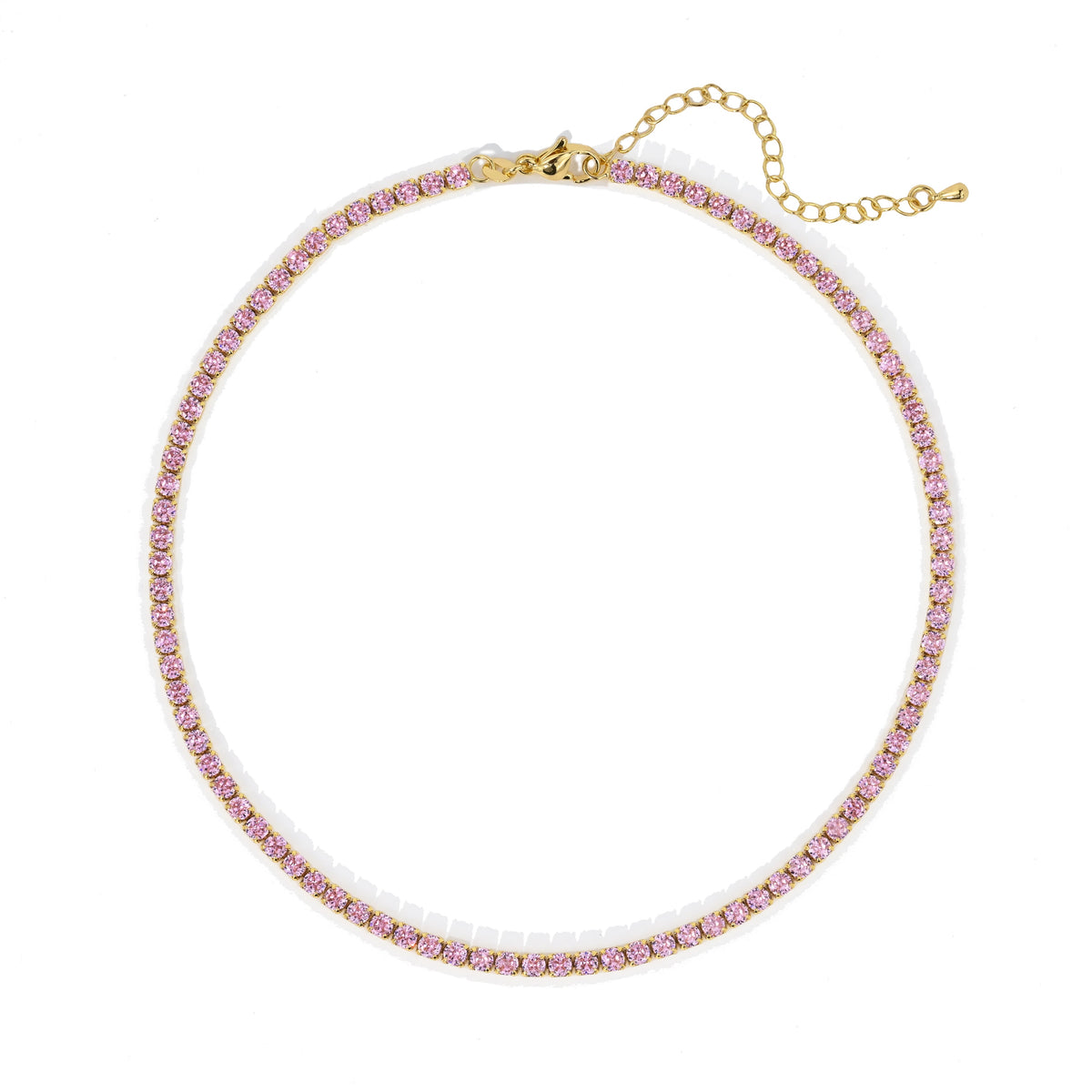Chloe Tennis Choker - Light Pink Main image