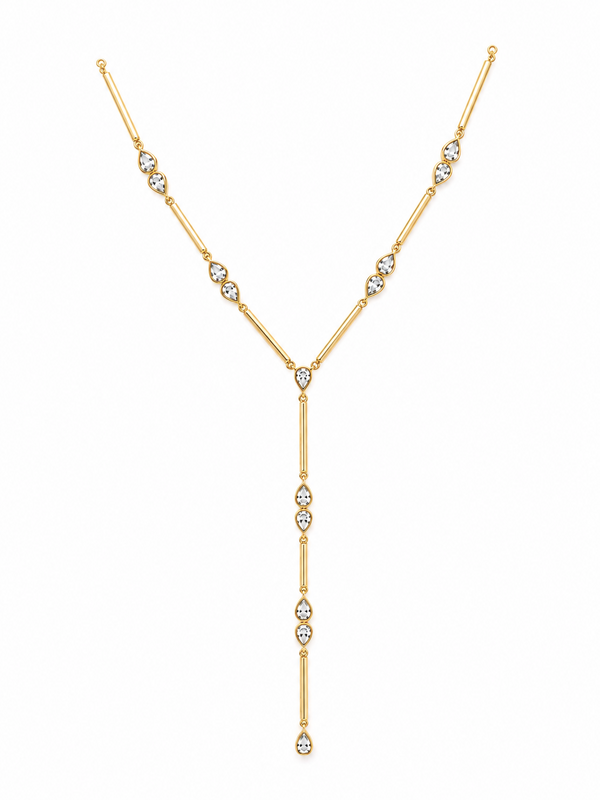 Delphine Teardrop Lariat