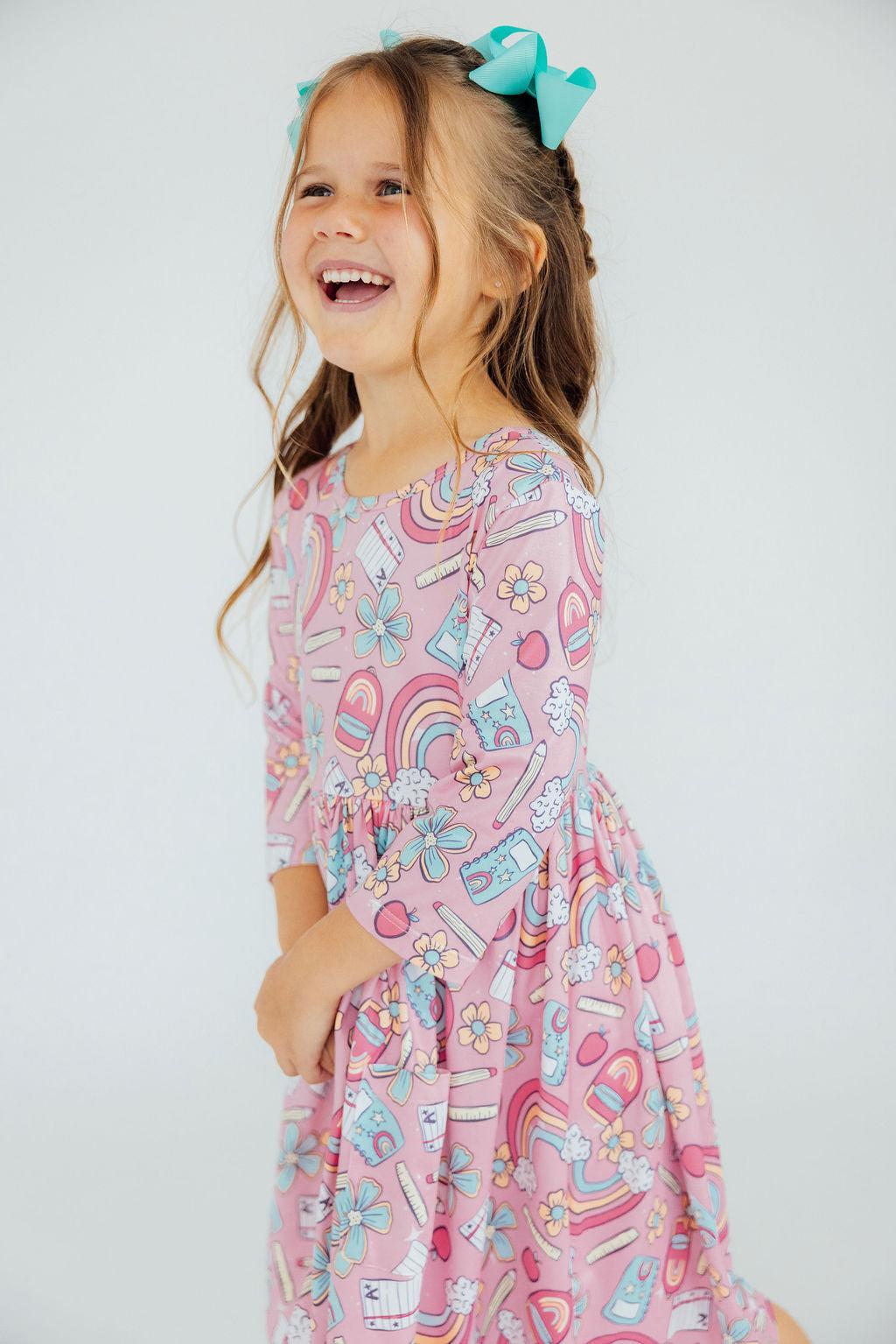 Dream Big Little One 3/4 Pocket Twirl Dress Secondary image