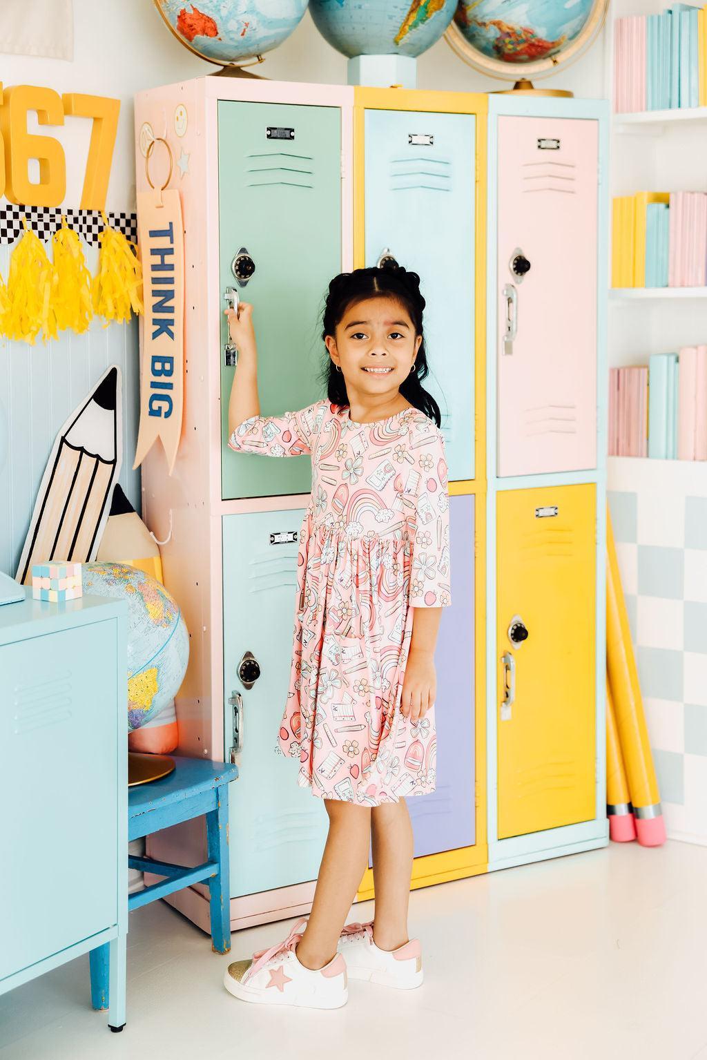 Dream Big Little One 3/4 Pocket Twirl Dress Main image
