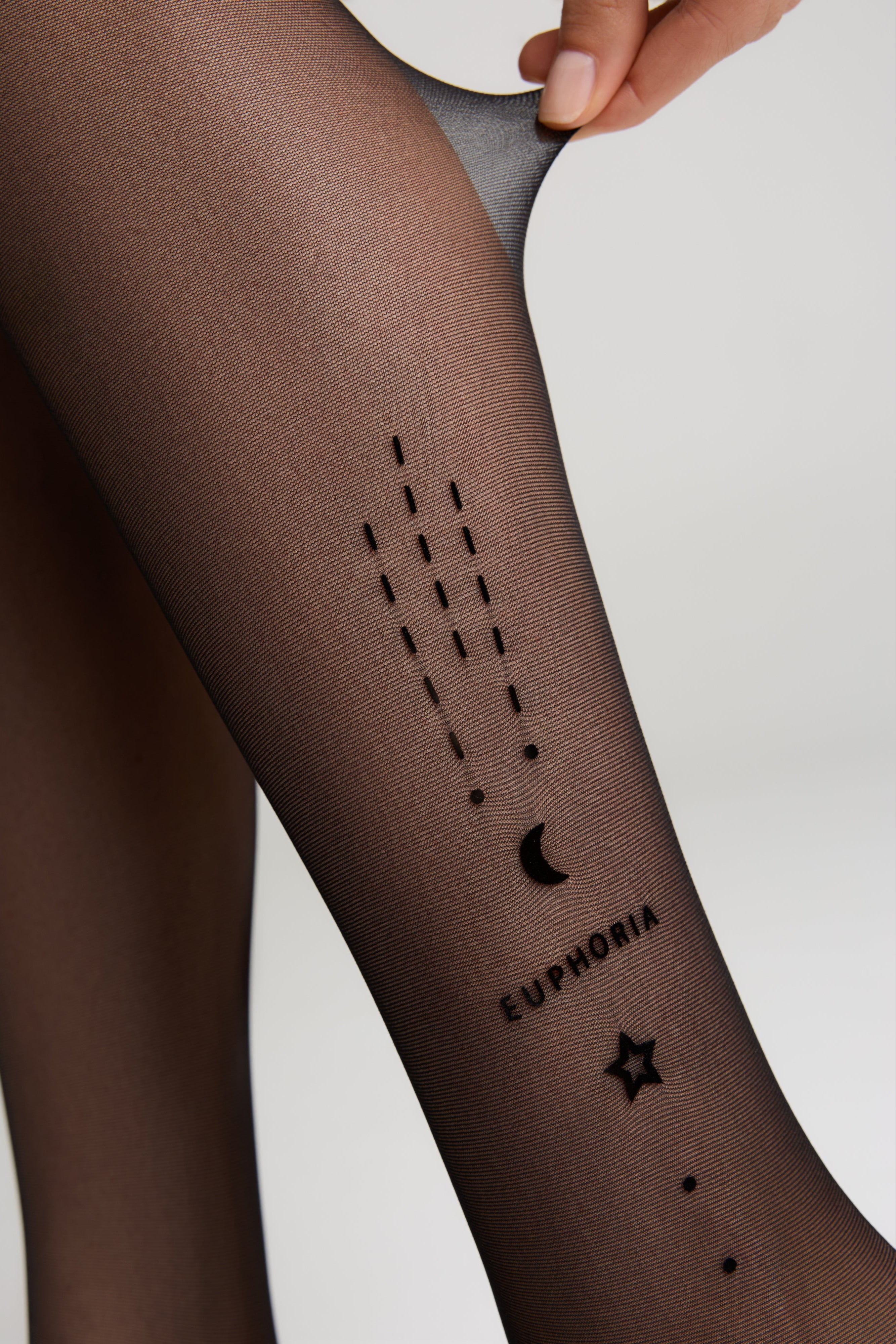 Fantasy Tights Conte Euphoria - Voluminous Flock Pattern Secondary image