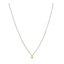 Elsa Mini Heart Necklace Black