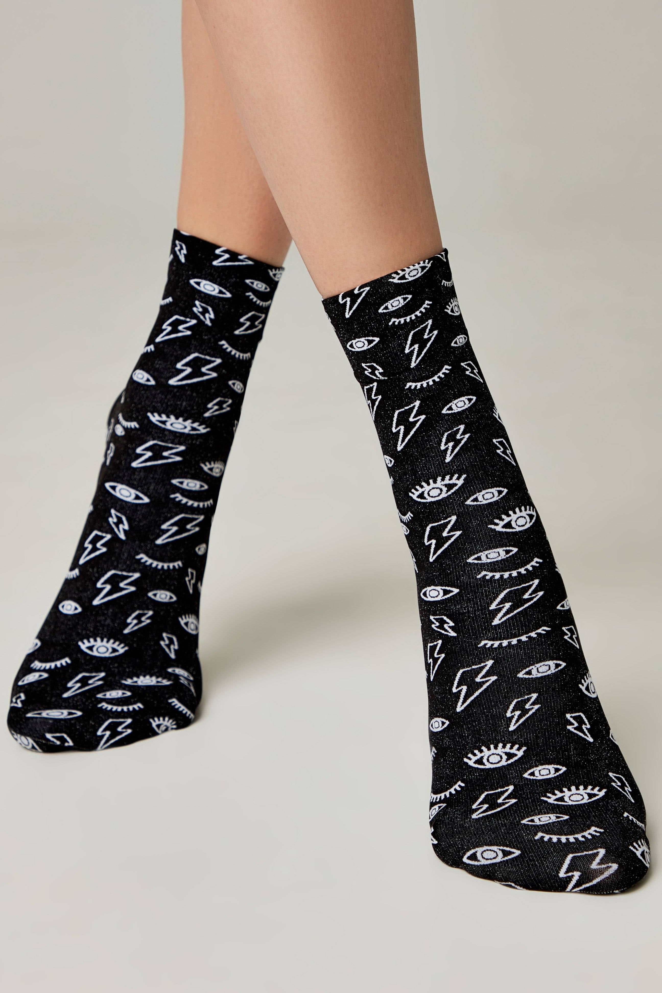 Socks Conte Fantasy - Eyes&Moon Secondary image