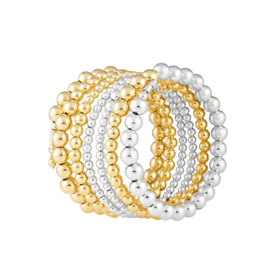 Allison Beaded Wrap Bracelet - 6 Row Main image