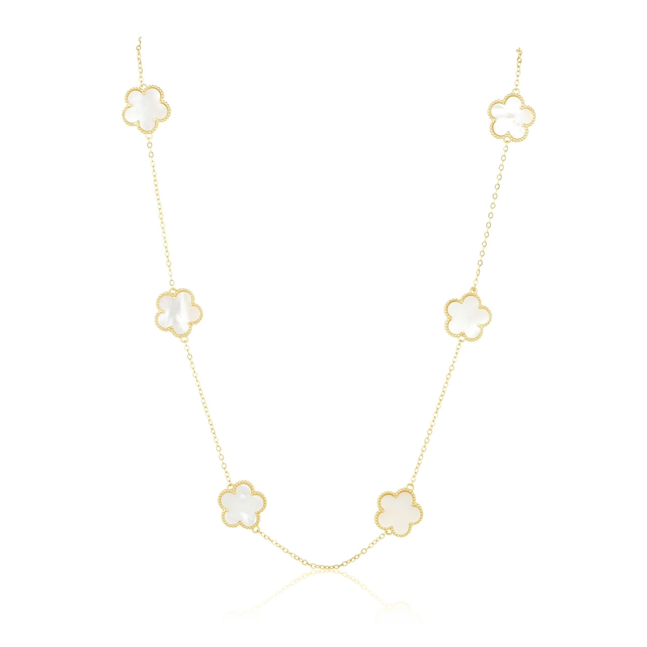 Sahira Adeline Gemstone Clover Set Secondary image
