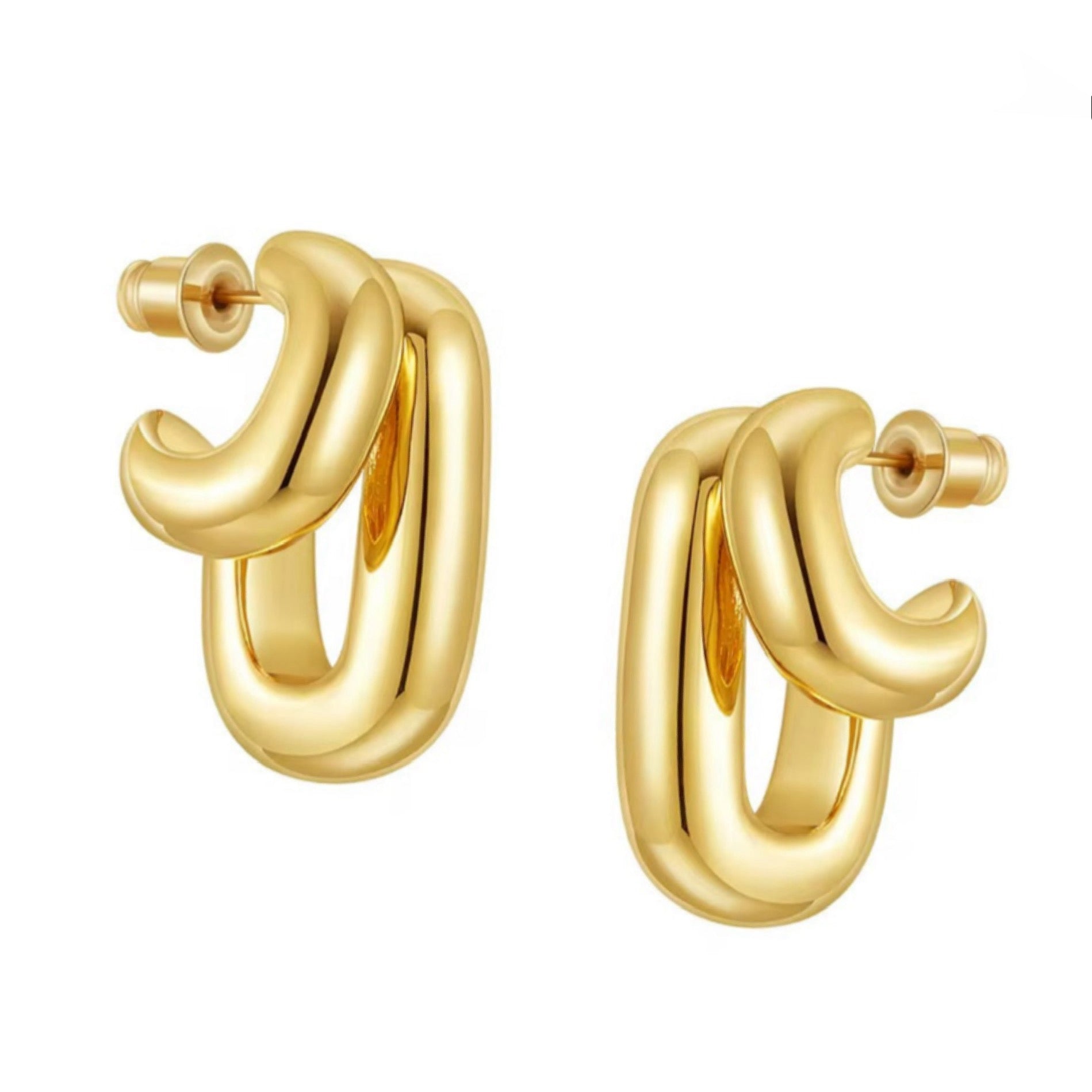 Hugo Double Hoop Earring Main image