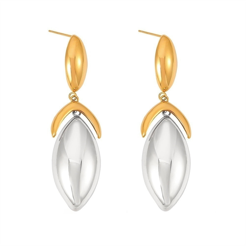 Gal Two Tone Drop Earring Main image