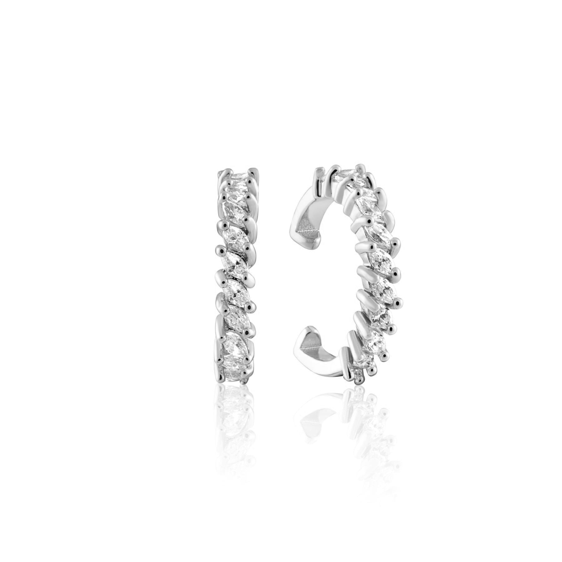 Jagged Baguette Ear Cuff Secondary image